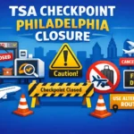 TSA Checkpoint Philadelphia Closure